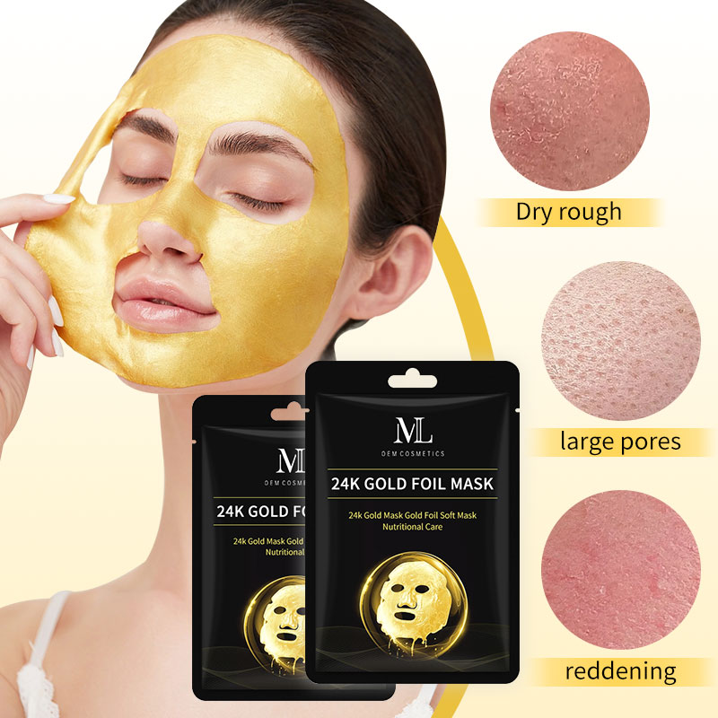 24k Gold Foil Face Sheet Mask