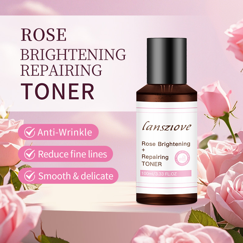Skin Care Manufacturer Custom Brightening Natural Organic Rose Water Toner Facial Mist