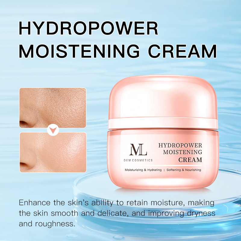 Custom Manufacturer OEM ODM HYDROPOWER MOISTENING FACE CREAM Private Label Skincare MLXL Oem Cosmetic
