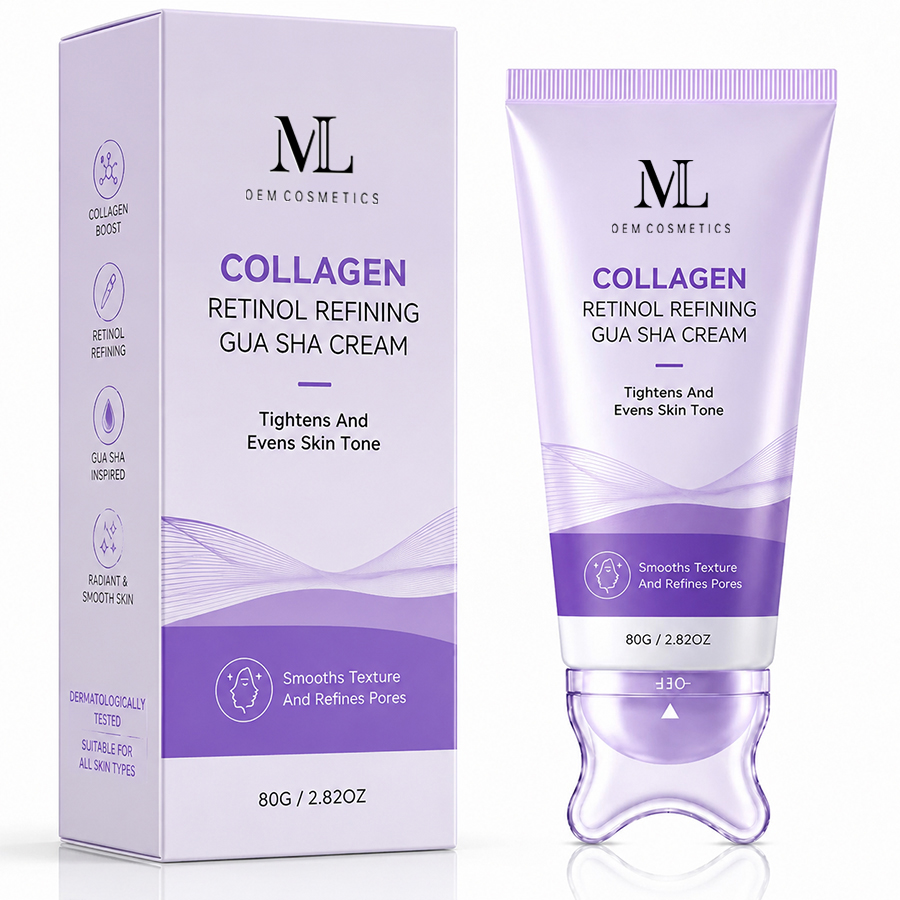 Collagen Retinol Neck Cream MLXL OEM COSMETIC Precision Formulated Custom Manufactured Private Label for Your Brand